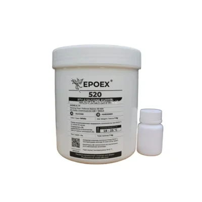 Силикон для форм EPOEX-520 RTV-2, Shore A 20, комплект 1 кг