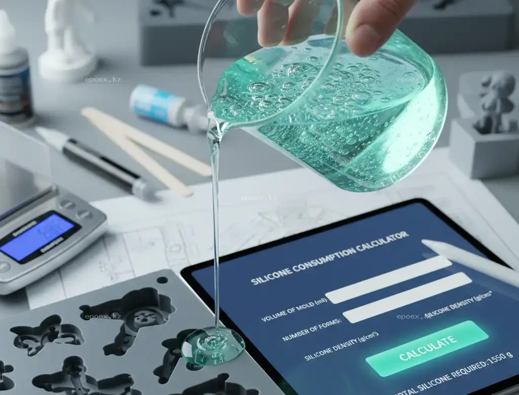 Калькулятор расхода силикона для форм
