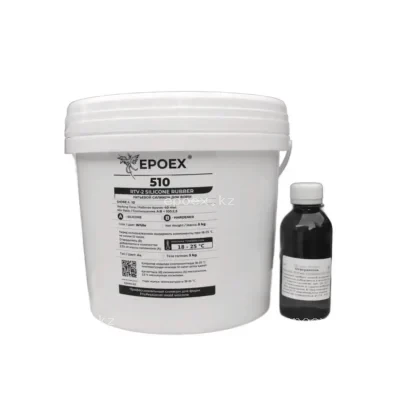 Силикон для форм EPOEX-510 RTV-2, Shore A 10, комплект 5 кг