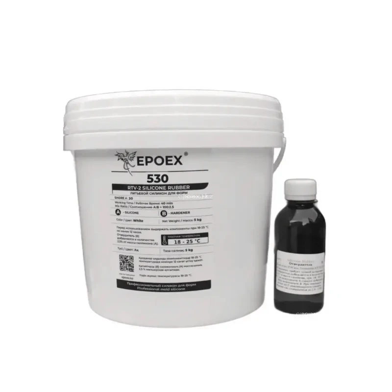 Силикон для форм EPOEX-530 RTV-2, Shore A 30, комплект 5кг
