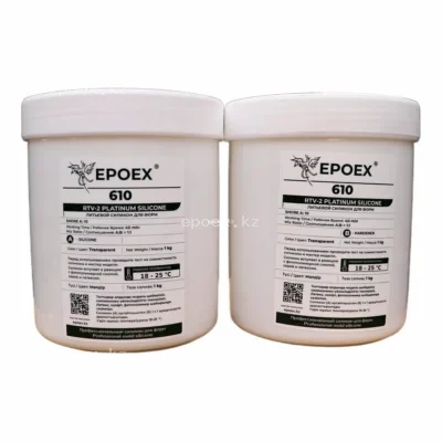Силикон для форм EPOEX-610 RTV-2, Shore A 10, комплект 2 кг