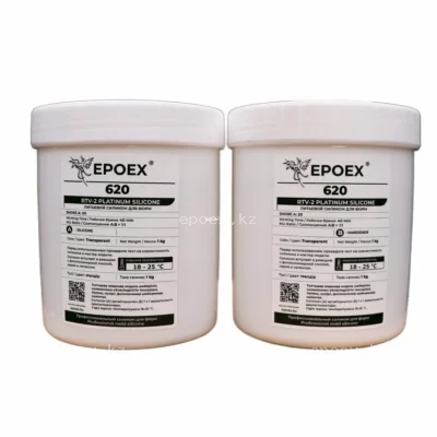 Силикон для форм EPOEX-620 RTV-2, Shore A 20, комплект 2 кг